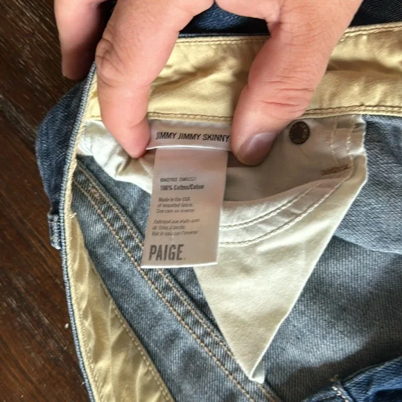 Paige "Jimmy Jimmy Skinny" Jeans. Size 27 - Picture 3 of 4